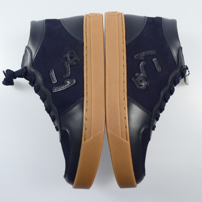 【中古】Sangacio | サンガッチョ にゅーず SG MID『NAVY』 スニーカー ネイビー 23.5cm