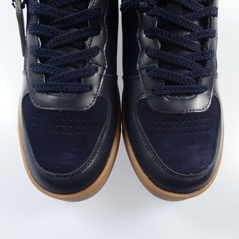 【中古】Sangacio | サンガッチョ にゅーず SG MID『NAVY』 スニーカー ネイビー 23.5cm