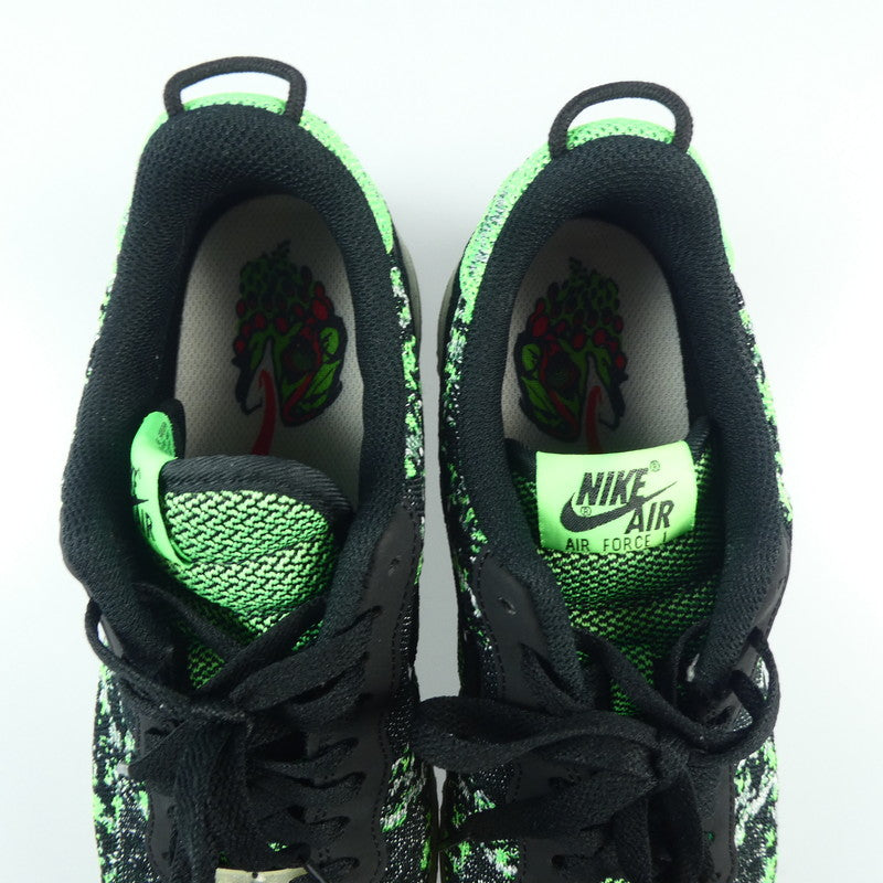 【中古】NIKE | ナイキ Air Force 1 Low Crater Flyknit 'Black Volt' スニーカー DM0590-002 マルチカラー 28cm