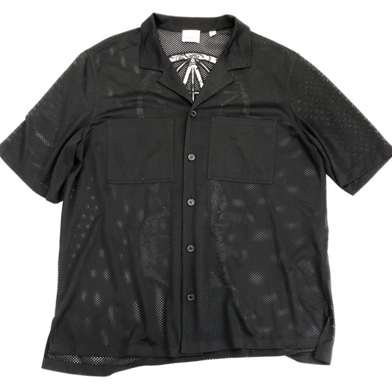 【中古】BURBERRY London England | バーバリーロンドンイングランド BASKETBALL JERSEY SHIRT 半袖シャツ 8067375 ブラック サイズ:S