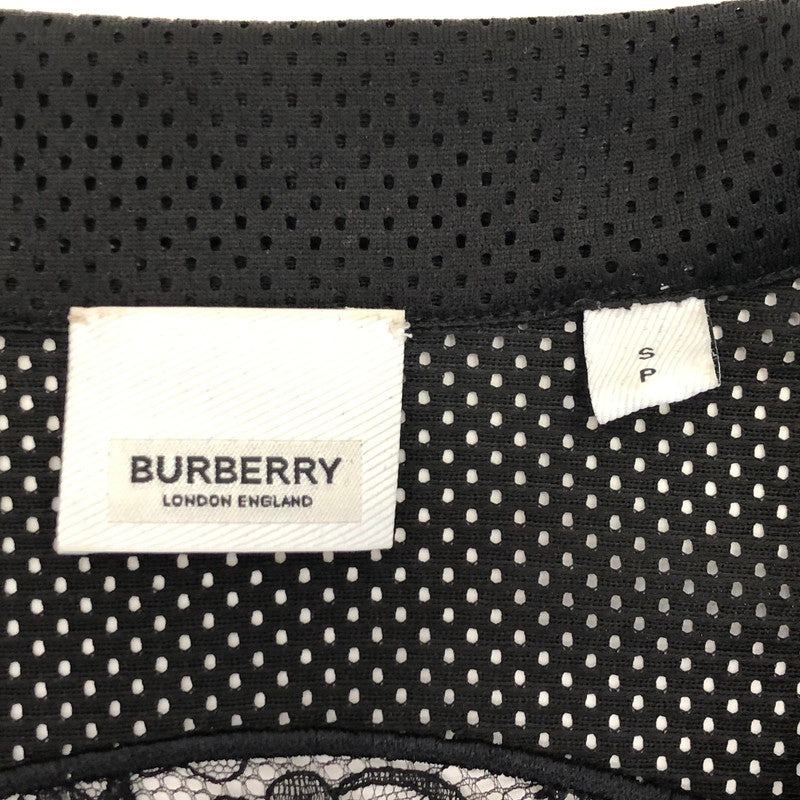【中古】BURBERRY London England | バーバリーロンドンイングランド BASKETBALL JERSEY SHIRT 半袖シャツ 8067375 ブラック サイズ:S