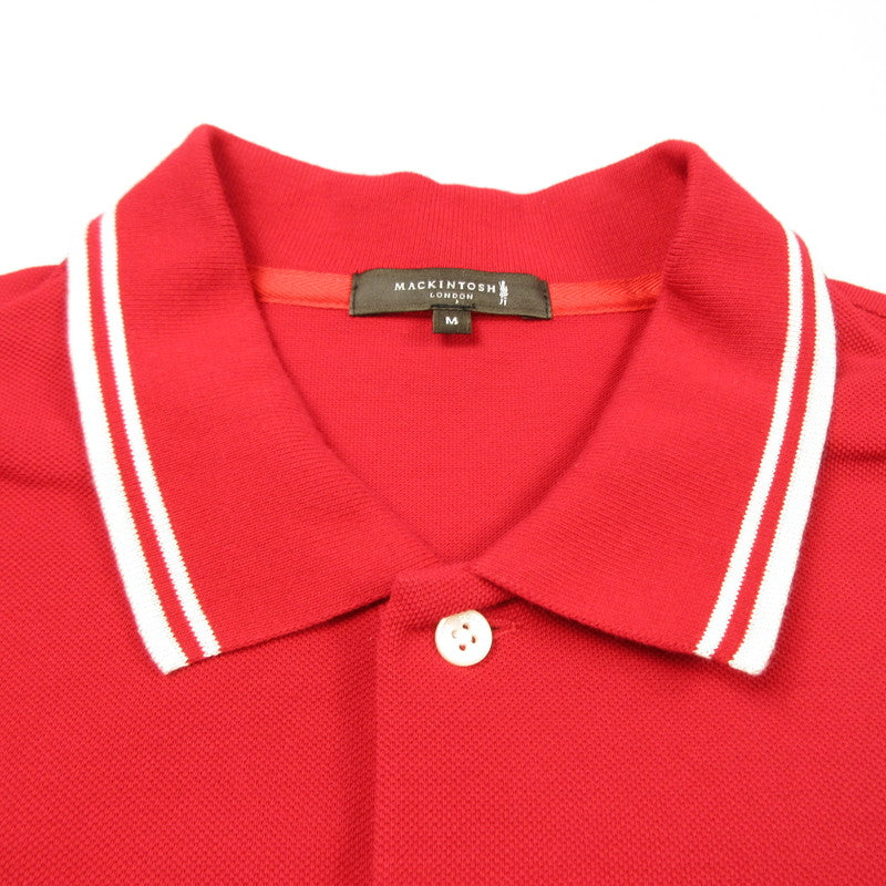 【中古】Mackintosh | マッキントッシュ ポロシャツ G1P01-166-18 MACKINTOSH LONDON/ライン レッド サイズ:M
