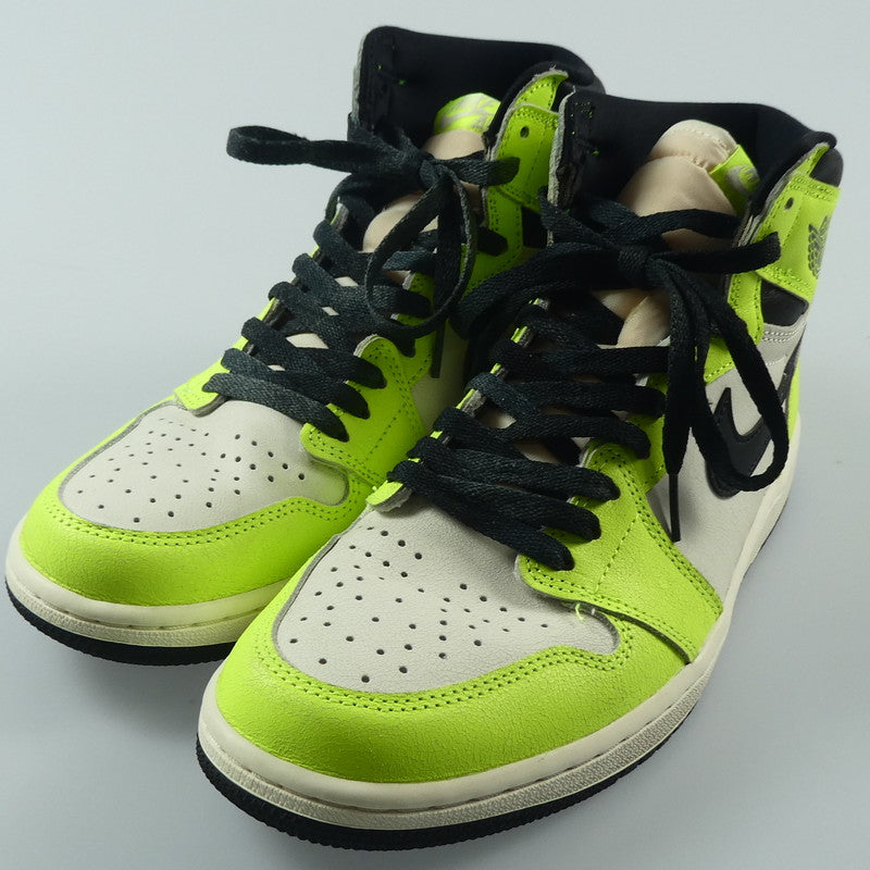 【中古】NIKE | ナイキ AIR JORDAN 1 RETRO HIGH OG VOLT スニーカー 555088-702 イエロー 27cm