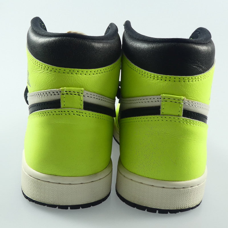 【中古】NIKE | ナイキ AIR JORDAN 1 RETRO HIGH OG VOLT スニーカー 555088-702 イエロー 27cm
