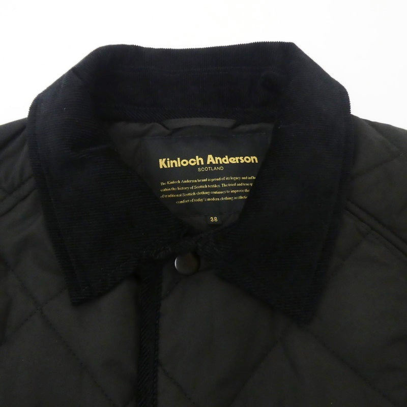 【中古】 QUILTED JKT その他アウター KLA-BLK-243003 ブラック サイズ:38