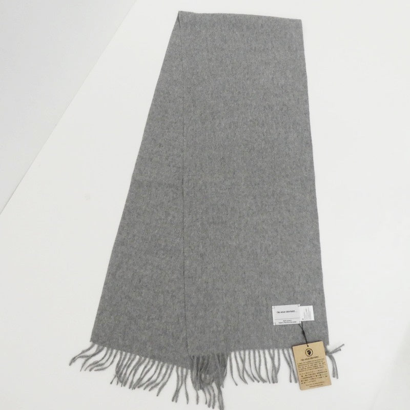 【中古】 Double Face Brushed Stole マフラー TIB18A-WB-W-BS グレー