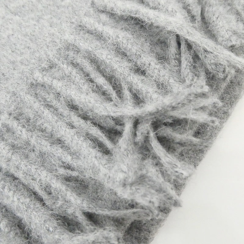Double Face Brushed Stole Muffler TIB18A-WB-W-BS Gray