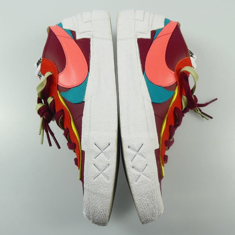 【中古】NIKE | ナイキ Blazer Low 'Team Red' スニーカー DM7901-600 ボルドー/バーガンディー 29cm
