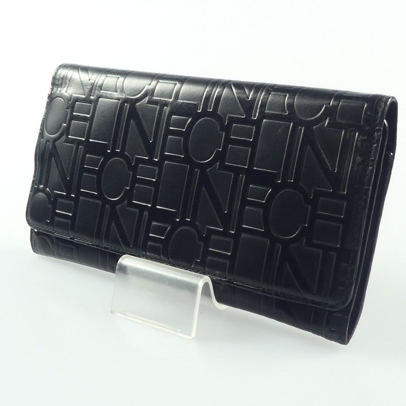 【中古】CELINE | セリーヌ ロゴエンボス 長財布 -
