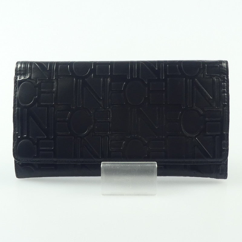【中古】CELINE | セリーヌ ロゴエンボス 長財布 -
