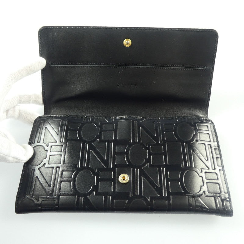 【中古】CELINE | セリーヌ ロゴエンボス 長財布 -