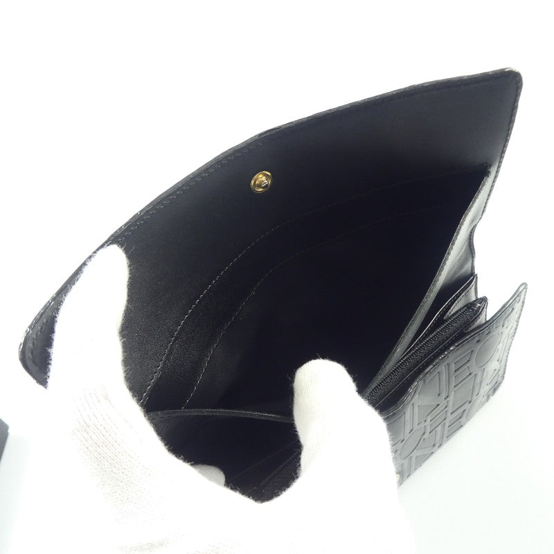 【中古】CELINE | セリーヌ ロゴエンボス 長財布 -