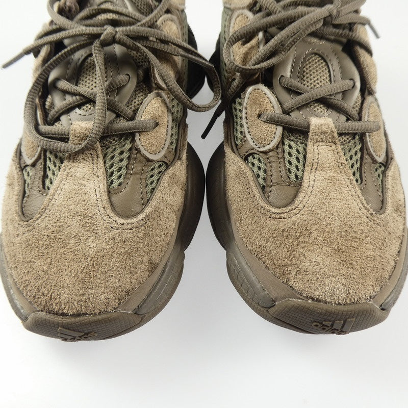 【中古】adidas | アディダス YEEZY 500 スニーカー GX3606 ブラウン 27cm