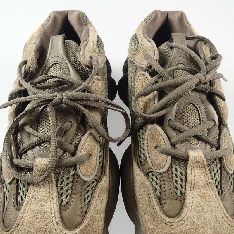【中古】adidas | アディダス YEEZY 500 スニーカー GX3606 ブラウン 27cm