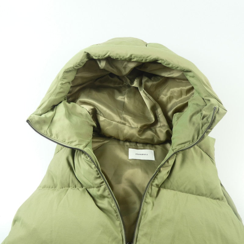 【中古】JOHN BULL | ジョンブル ダウンベスト AH123 2022A/W グリーン サイズ:M