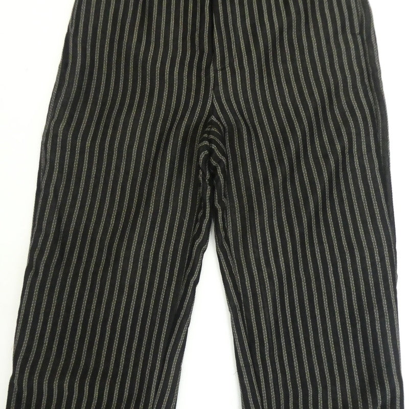 【中古】Ameri VINTAGE | アメリヴィンテージ SOFT TWIST STRIPE PANTS パンツ 01320890290 ブラック サイズ:S