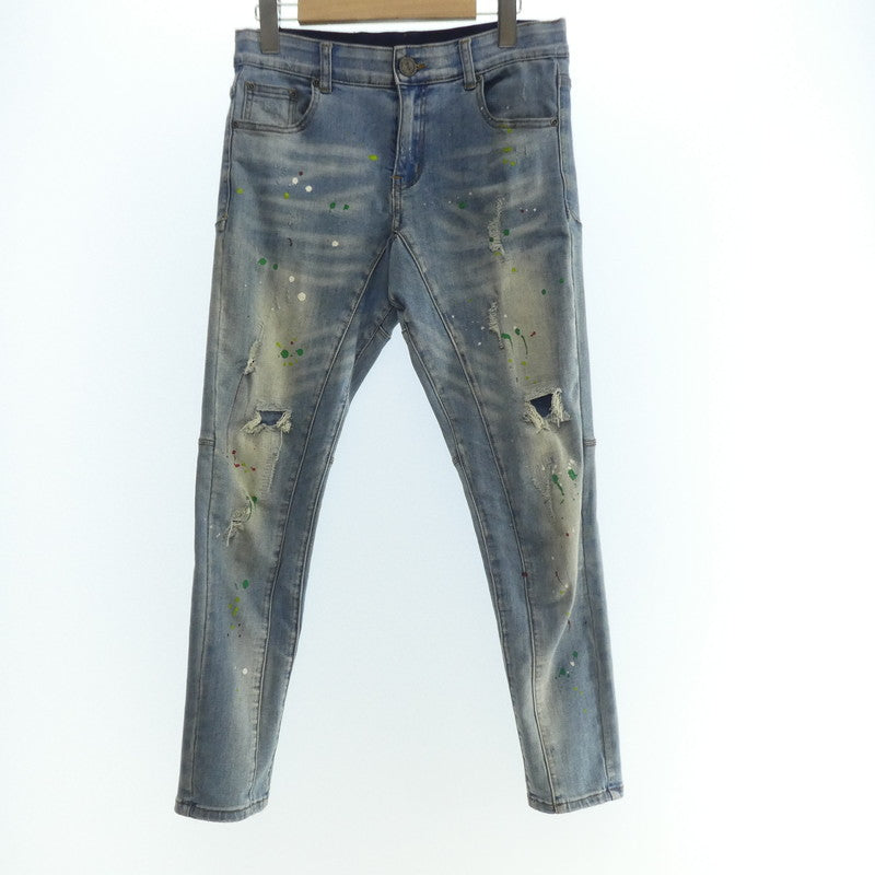 【中古】Retro Engine | レトロエンジン C Paint Denim L デニムパンツ 301601230250002 ライトブルー サイズ:M