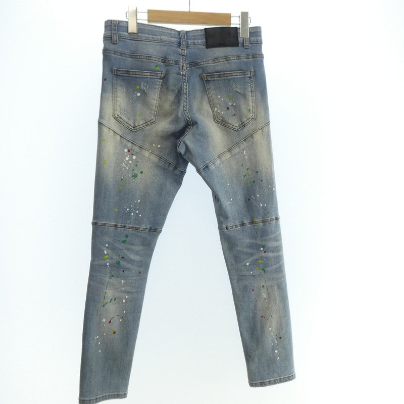 【中古】Retro Engine | レトロエンジン C Paint Denim L デニムパンツ 301601230250002 ライトブルー サイズ:M
