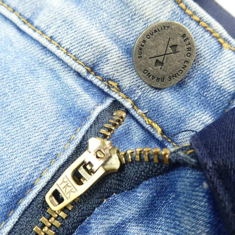 【中古】Retro Engine | レトロエンジン C Paint Denim L デニムパンツ 301601230250002 ライトブルー サイズ:M