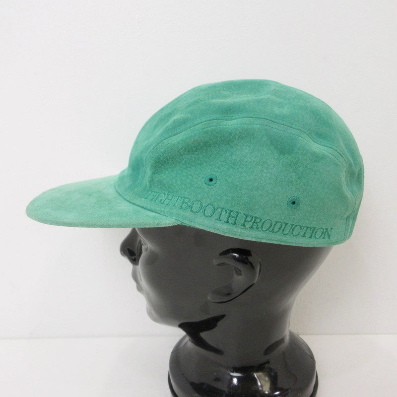 【中古】TIGHTBOOTH PRODUCTION | タイトブースプロダクション SUEDE CAMP CAP キャップ グリーン