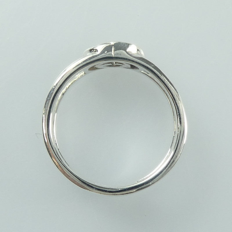 【中古】GUCCI | グッチ インターロッキングGスリムオープンバンド リング・指輪 298036 シルバー