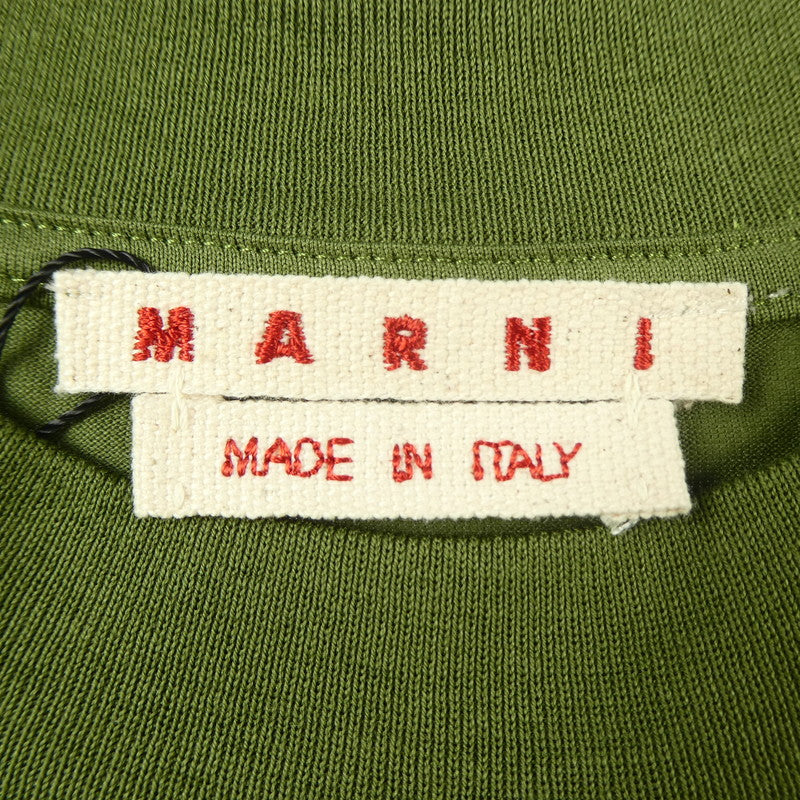 【中古】MARNI | マルニ 半袖Tシャツ HUMU0223PQ サイズ:50 2024S/S グリーン サイズ:50