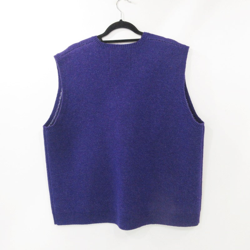 【中古】DAIRIKU | ダイリク ベスト Benjamin Knit Vest パープル サイズ:FreeSize
