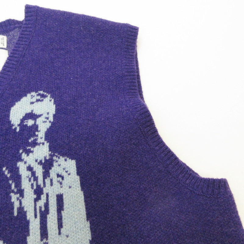 【中古】DAIRIKU | ダイリク ベスト Benjamin Knit Vest パープル サイズ:FreeSize