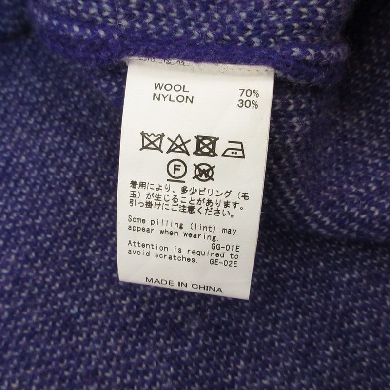 【中古】DAIRIKU | ダイリク ベスト Benjamin Knit Vest パープル サイズ:FreeSize