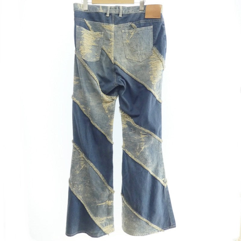 【中古】TAAKK | ターク DENIM ESCARGOT FLARE デニムパンツ TA22AW-PT015/1 2022A/W ブルー サイズ:3