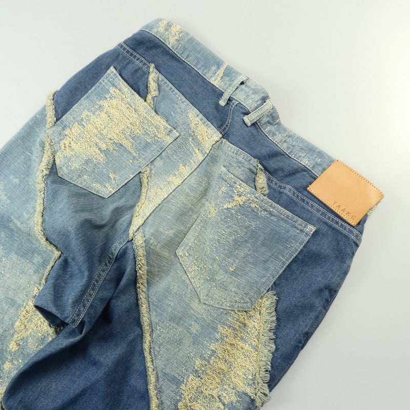 【中古】TAAKK | ターク DENIM ESCARGOT FLARE デニムパンツ TA22AW-PT015/1 2022A/W ブルー サイズ:3