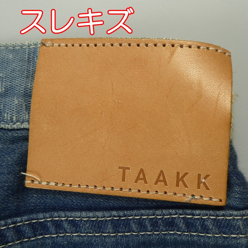 【中古】TAAKK | ターク DENIM ESCARGOT FLARE デニムパンツ TA22AW-PT015/1 2022A/W ブルー サイズ:3