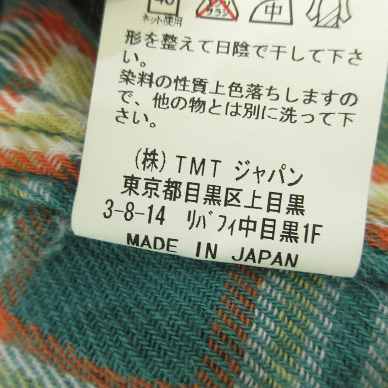 【中古】TMT | ティーエムティー W-GAZE CHECK SHIRTS 長袖シャツ TSH-F1102AX 2011A/W サイズ:S