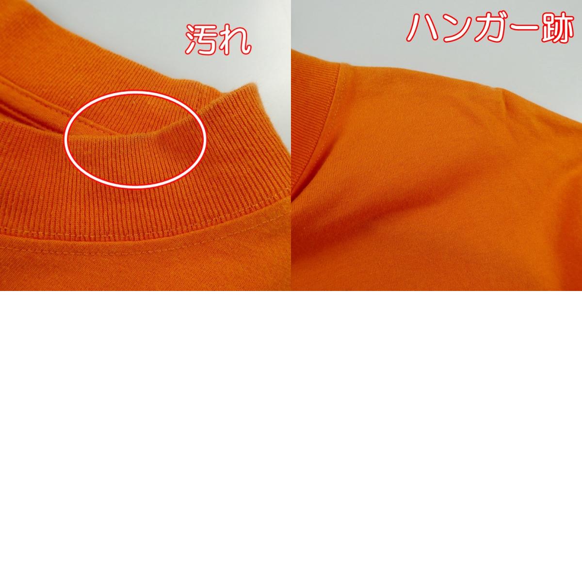 【中古】OFF-WHITE | オフホワイト SCAFFOLDING L/S Tee 長袖Tシャツ OMAB032F19185007 2019A/W 並行品 オレンジ サイズ:XS