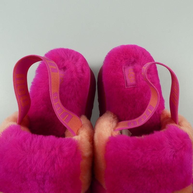 【中古】UGG | アグ DISCO CHECKER SLIDE サンダル 1113490 ピンク 24cm