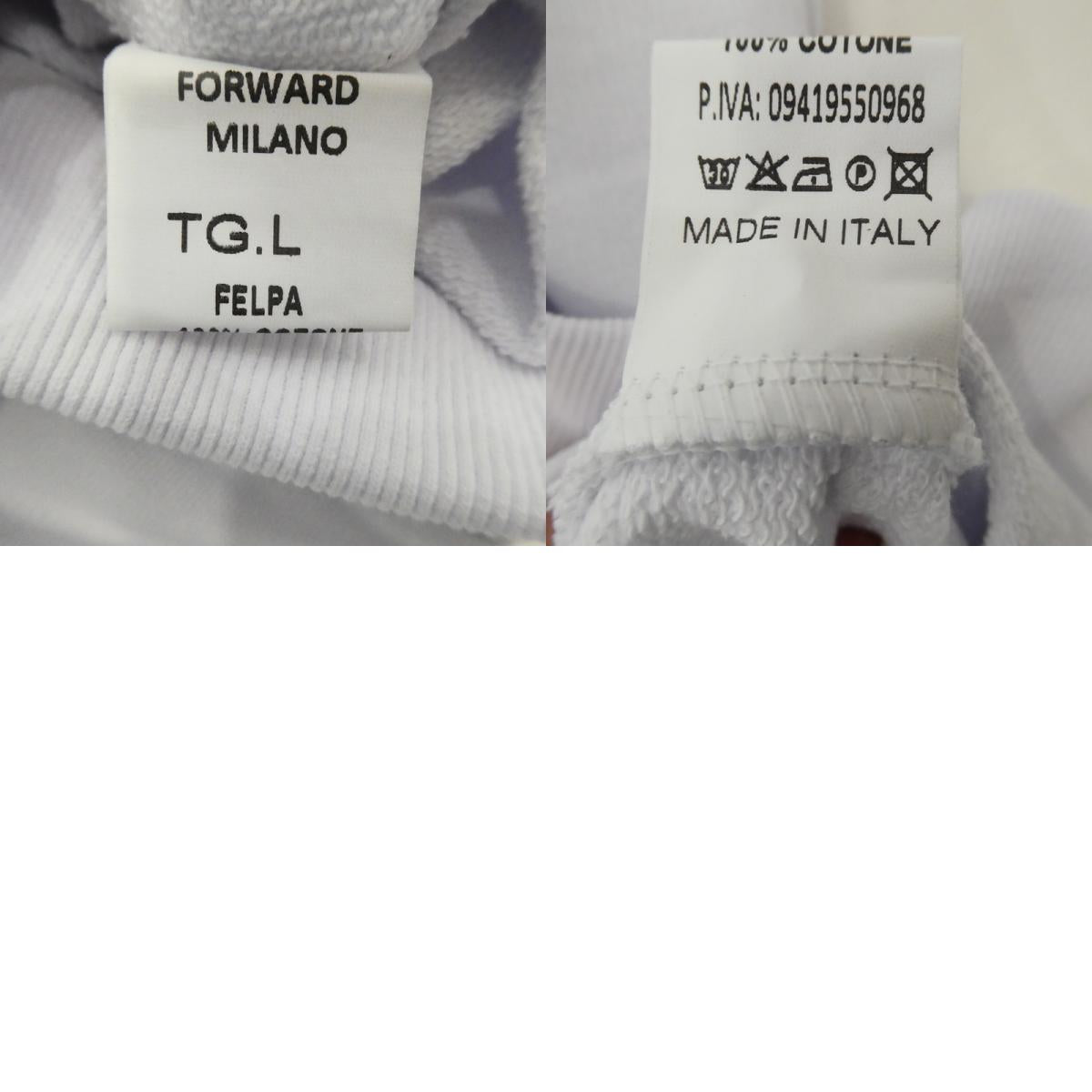 Smile Hoodie Hoodie FWM100 White Size: L