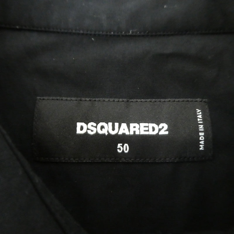 【中古】DSQUARED2 | ディースクエアード 長袖シャツ S74DM0768 ブラック サイズ:50