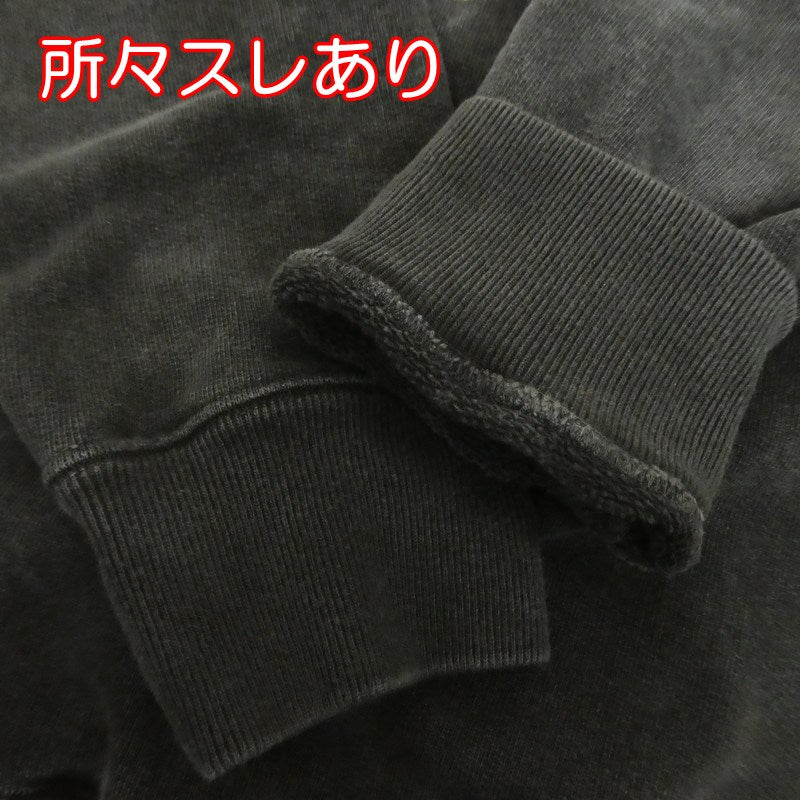 【中古】BLUE BLUE | ブルーブルー BLUE TODAY Vintage Wash Neck Sweat スウェット 1009727 チャコールグレー サイズ:2