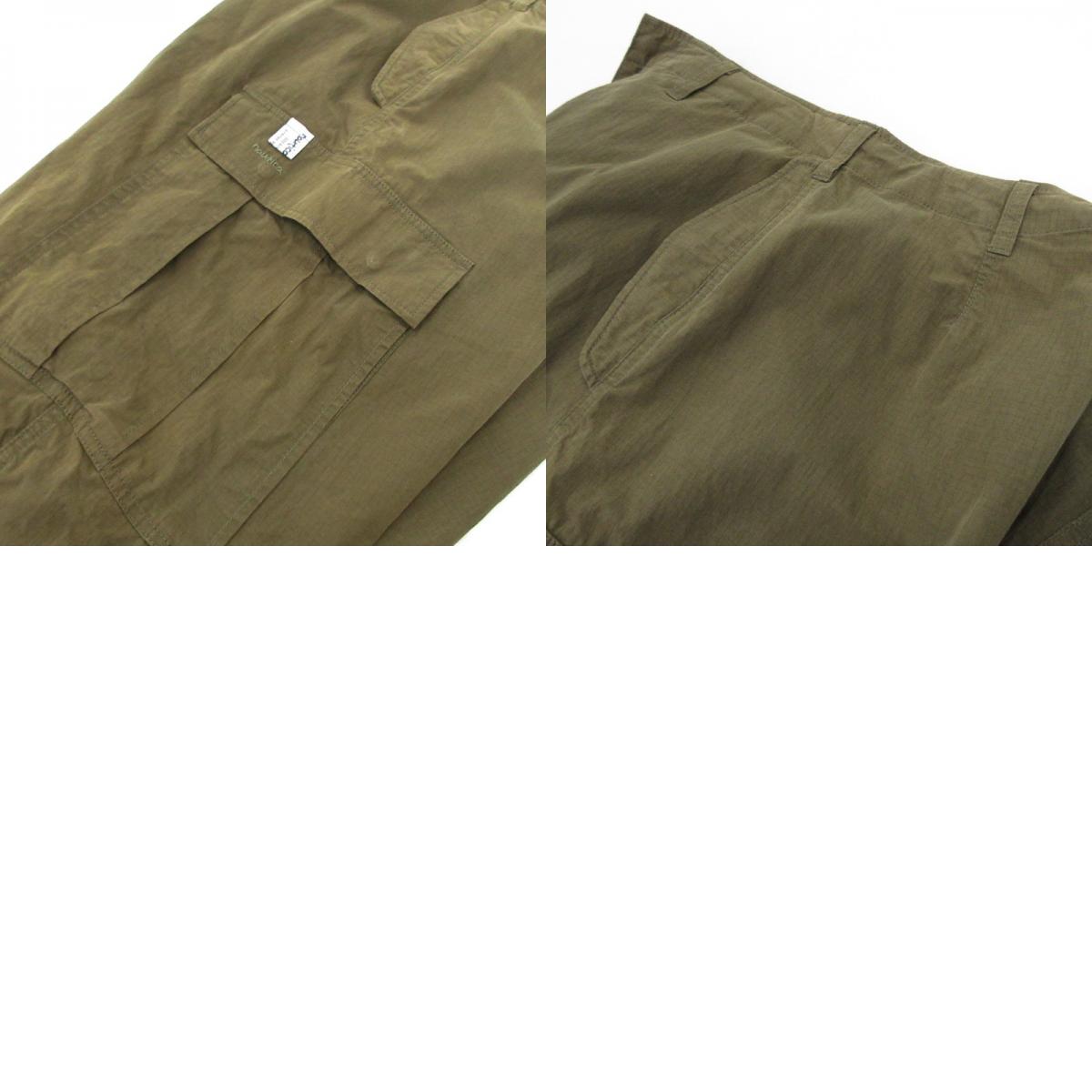 【中古】NAUTICA | ノーティカ Rip Stop Cargo Pants カーゴパンツ 223-1439 カーキ サイズ:M