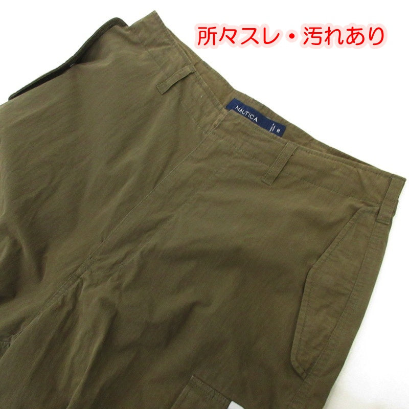 【中古】NAUTICA | ノーティカ Rip Stop Cargo Pants カーゴパンツ 223-1439 カーキ サイズ:M
