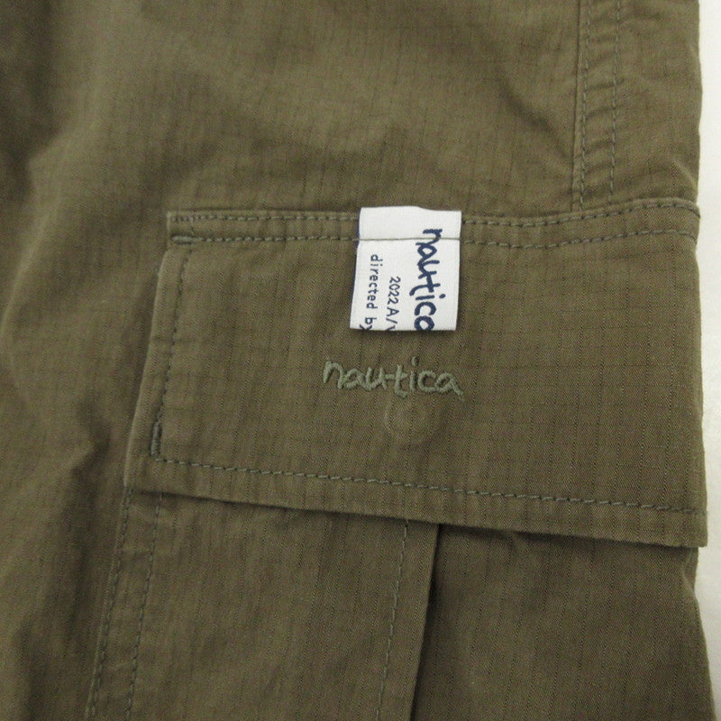 【中古】NAUTICA | ノーティカ Rip Stop Cargo Pants カーゴパンツ 223-1439 カーキ サイズ:M