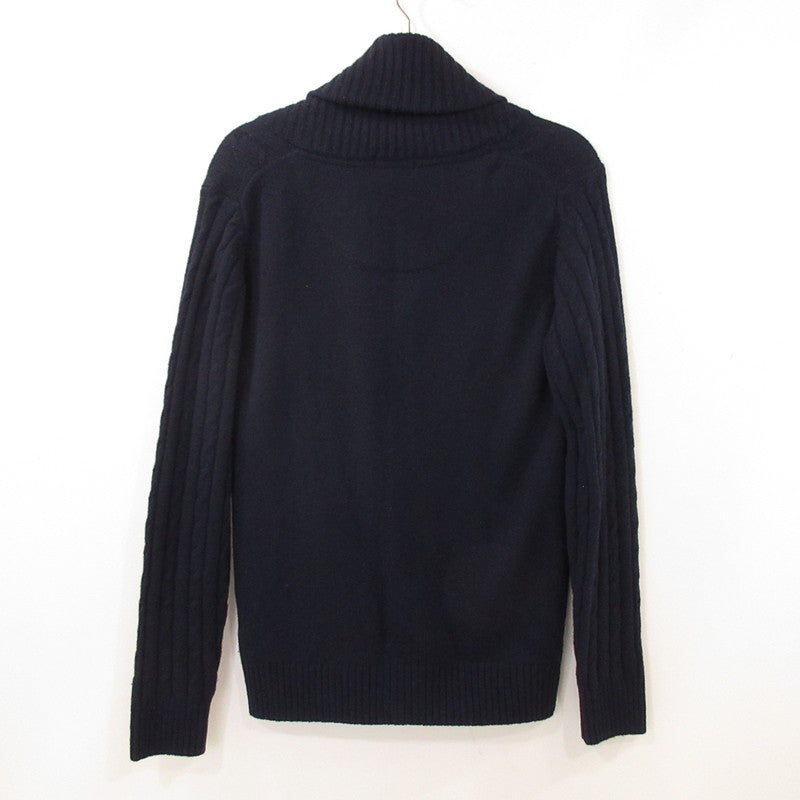 【中古】BLACK LABEL CRESTBRIDGE | ブラックレーベルクレストブリッジ ショールカラー カーディガン 51N43-442-28 ネイビー サイズ:M