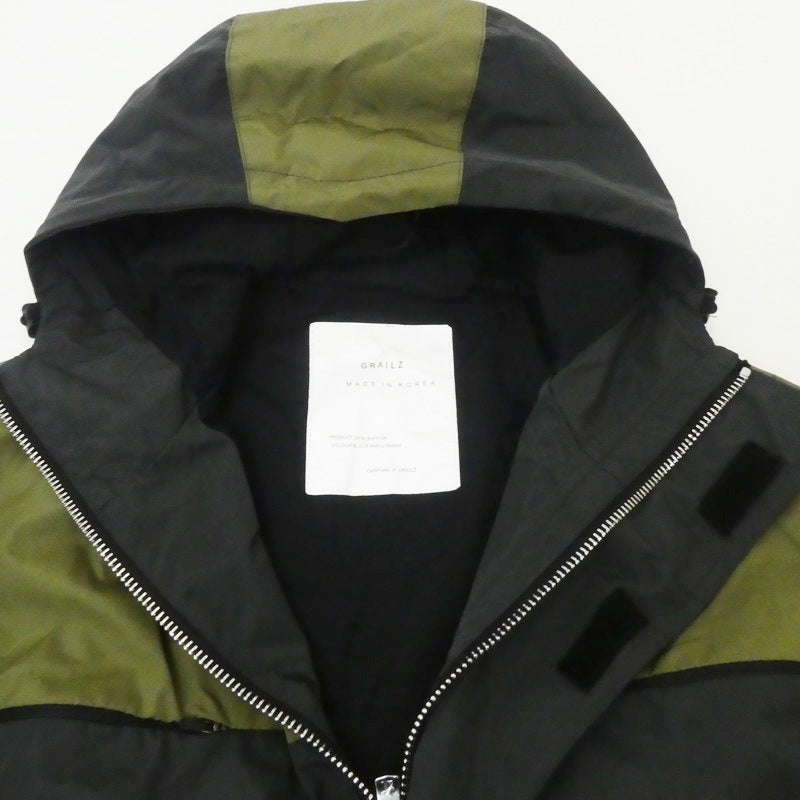 【中古】 COLOUR BLOCK SHELL PARKA ナイロンジャケット -