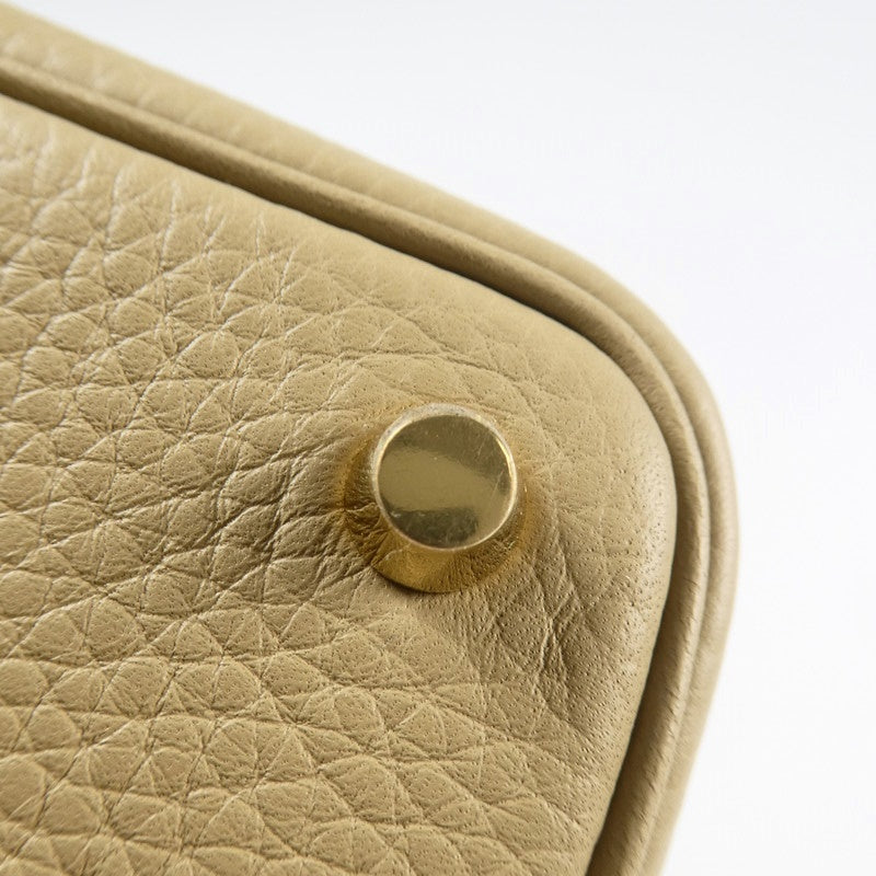 【中古】HERMES | エルメス ピコタンロックPM ハンドバッグ H056289CC8Q ベージュマルファ