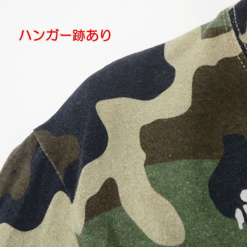 【中古】OFF-WHITE | オフホワイト 長袖Tシャツ OMAB001S21JER011 カーキ サイズ:S