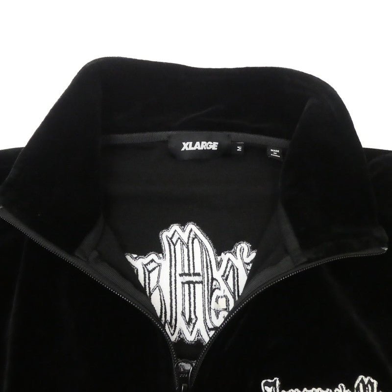 【中古】X-LARGE | エクストララージ VELOR TRACK JACKET ジャージ 101223021015 ブラック サイズ:M