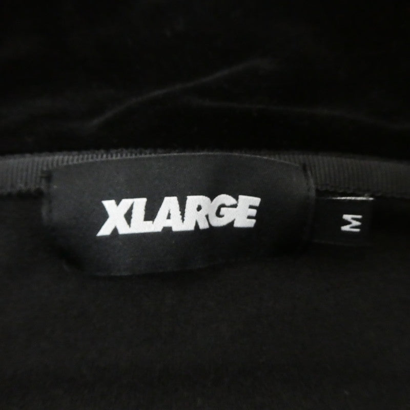 【中古】X-LARGE | エクストララージ VELOR TRACK JACKET ジャージ 101223021015 ブラック サイズ:M