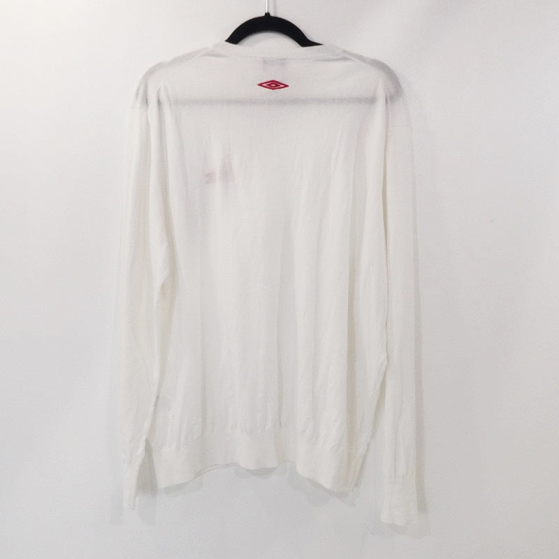【中古】UMBRO | アンブロ Pitch Side Sweater ニット 24-080-610-0006-1-0 ホワイト サイズ:L