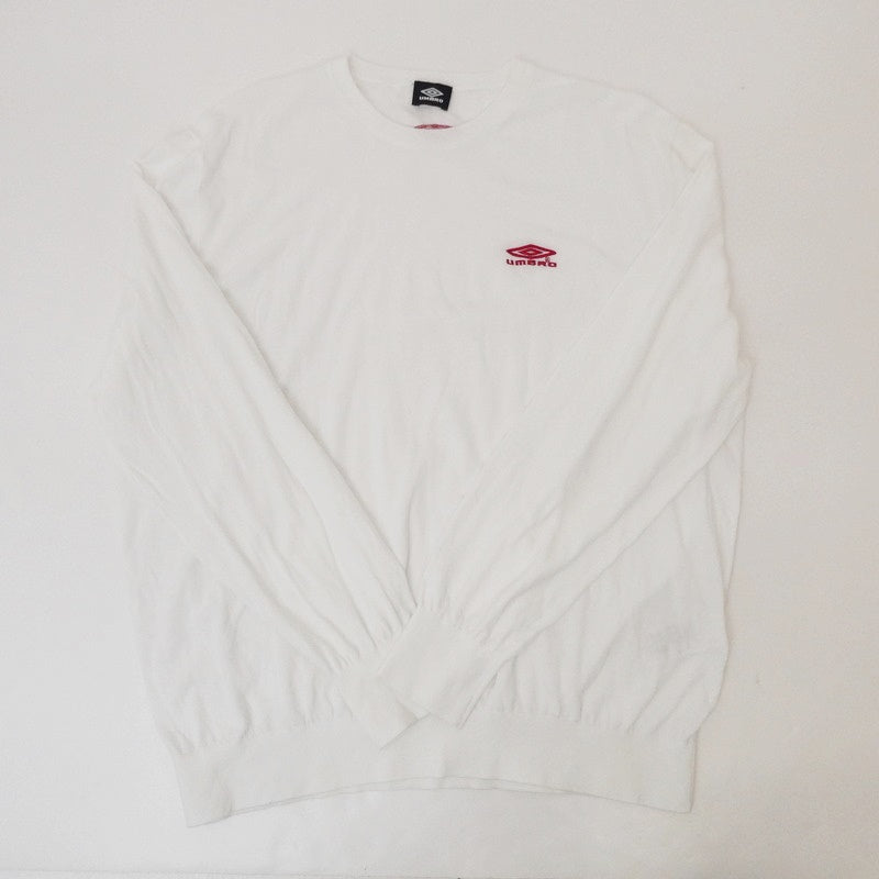 【中古】UMBRO | アンブロ Pitch Side Sweater ニット 24-080-610-0006-1-0 ホワイト サイズ:L