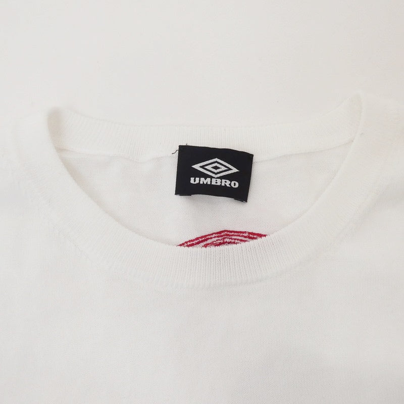 【中古】UMBRO | アンブロ Pitch Side Sweater ニット 24-080-610-0006-1-0 ホワイト サイズ:L